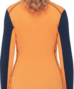 Ona mmtsklep Polary I Bluzy | Aenergy Ml Half Zip Pull Women Tangerine-Marine