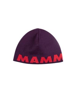 On mmtsklep Czapki Zimowe I Opaski | Czapka Mammut Logo Beanie Grape-Sunset