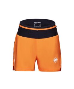 Ona mmtsklep Spodnie I Spodenki | Spodenki Do Biegania Aenergy Tr 2 In 1 Shorts Women Dark Tangerine-Black