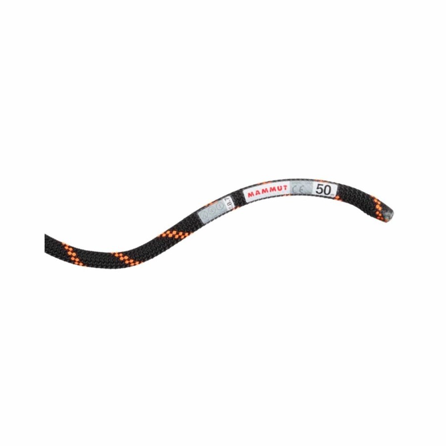 Sprzet mmtsklep Liny | Lina 8.7 Alpine Sender Dry Rope Black-Safety Orange