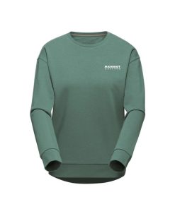 Ona mmtsklep Polary I Bluzy | Bluza Mammut Core Ml Crew Neck Women 1862 Dark Jade