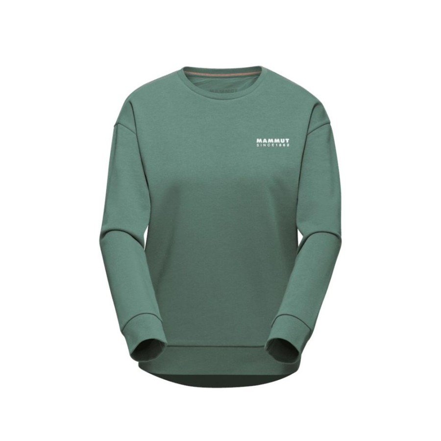 Ona mmtsklep Polary I Bluzy | Bluza Mammut Core Ml Crew Neck Women 1862 Dark Jade