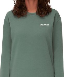 Ona mmtsklep Polary I Bluzy | Bluza Mammut Core Ml Crew Neck Women 1862 Dark Jade