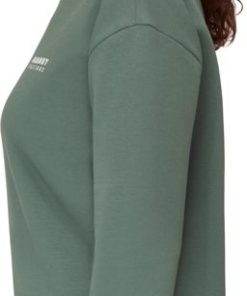 Ona mmtsklep Polary I Bluzy | Bluza Mammut Core Ml Crew Neck Women 1862 Dark Jade