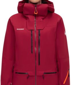 Ona mmtsklep Kurtki I Kamizelki | Kurtka Haldigrat Hs Hooded Jacket Women Blood Red-Marine