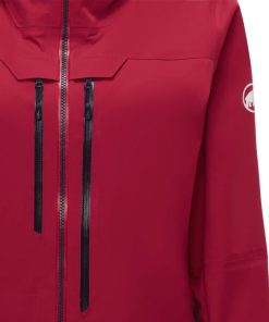 Ona mmtsklep Kurtki I Kamizelki | Kurtka Haldigrat Hs Hooded Jacket Women Blood Red-Marine