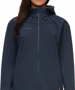 Ona mmtsklep Kurtki I Kamizelki | Kurtka Sapuen So Hooded Jacket Women Marine