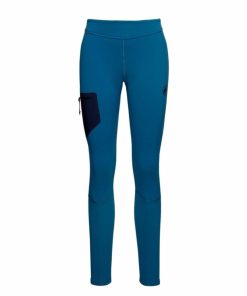 Ona mmtsklep Bielizna Termoaktywna | Legginsy Aconcagua Ml Tights Long Women Deep Ice-Marine