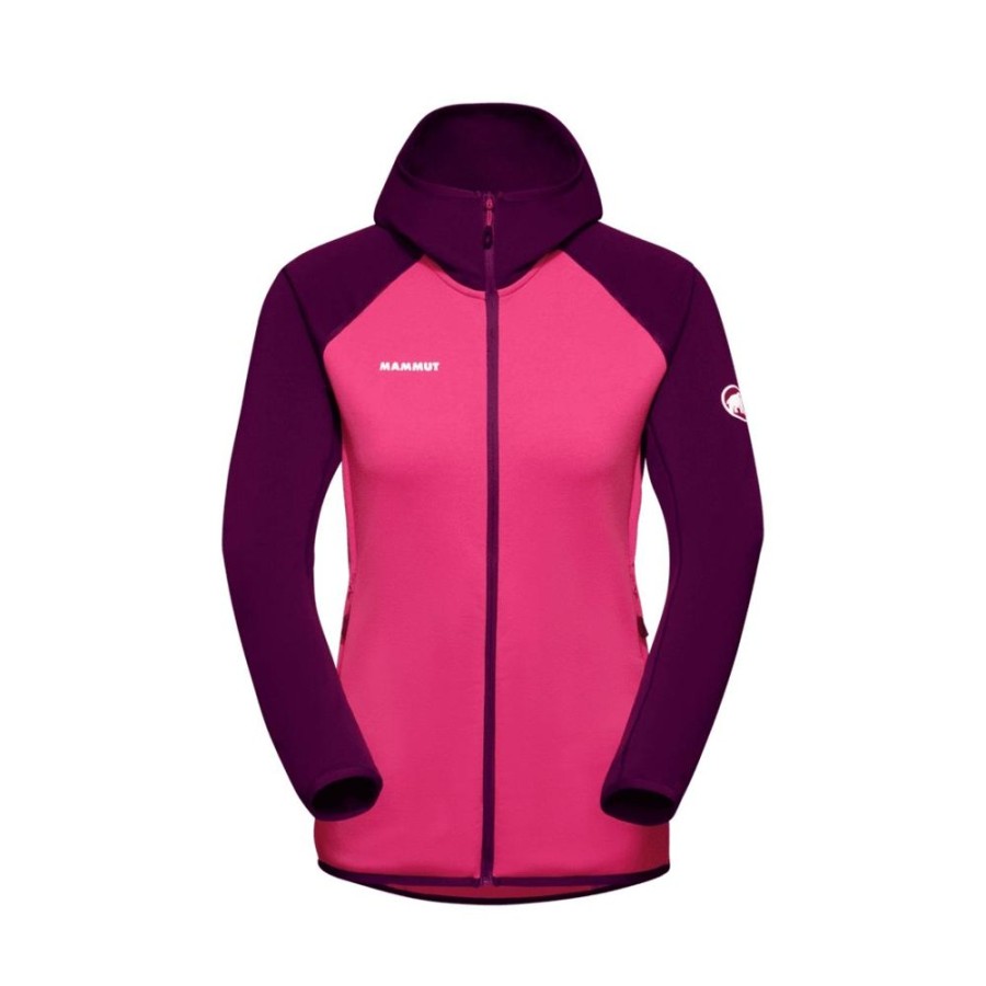 Ona mmtsklep Polary I Bluzy | Polar Aconcagua Ml Hooded Jacket Women Pink-Grape