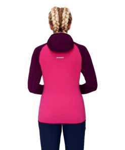 Ona mmtsklep Polary I Bluzy | Polar Aconcagua Ml Hooded Jacket Women Pink-Grape