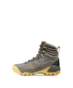 Ona mmtsklep Buty Trekkingowe | Buty Sapuen High Gtx Women Dark Tin-Amber Green