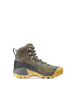 Ona mmtsklep Buty Trekkingowe | Buty Sapuen High Gtx Women Dark Tin-Amber Green