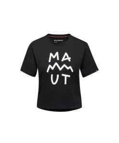 Ona mmtsklep Koszulki I Koszule | Koszulka Massone T-Shirt Cropped Women Lettering Black