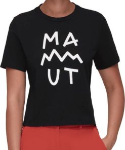 Ona mmtsklep Koszulki I Koszule | Koszulka Massone T-Shirt Cropped Women Lettering Black