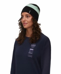 On mmtsklep Czapki Zimowe I Opaski | Czapka Haldigrat Beanie Black-Neo Mint