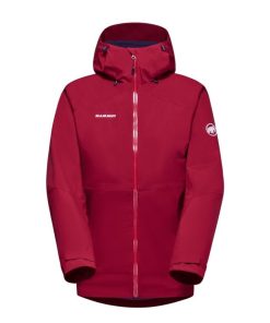 Ona mmtsklep Kurtki I Kamizelki | Kurtka Convey Tour Hs Hooded Jacket Women Blood Red-Black