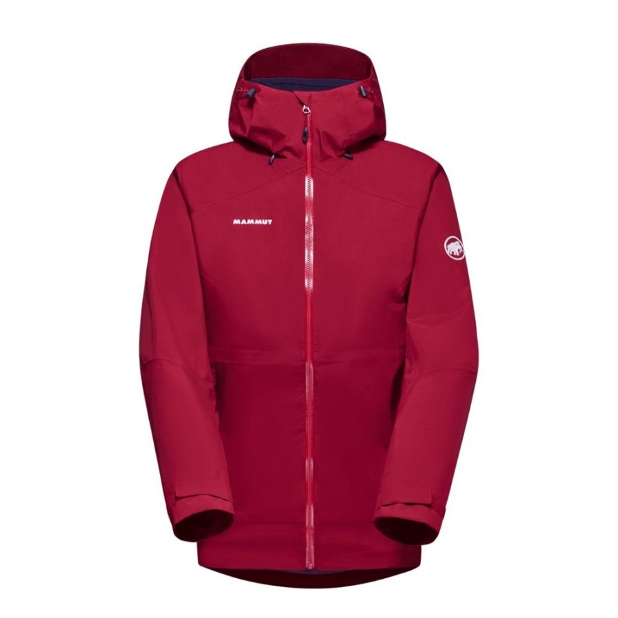 Ona mmtsklep Kurtki I Kamizelki | Kurtka Convey Tour Hs Hooded Jacket Women Blood Red-Black