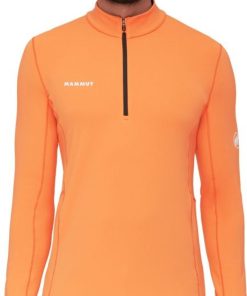 On mmtsklep Polary I Bluzy | Bluza Aenergy Ml Half Zip Pull Men Tangerine-Black