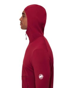 On mmtsklep Polary I Bluzy | Polar Aconcagua Light Ml Hooded Jacket Men Blood Red