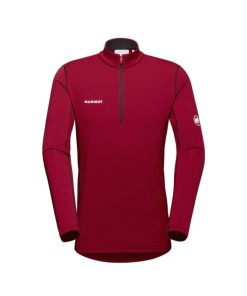 On mmtsklep Polary I Bluzy | Bluza Aenergy Ml Half Zip Pull Men Blood Red-Black