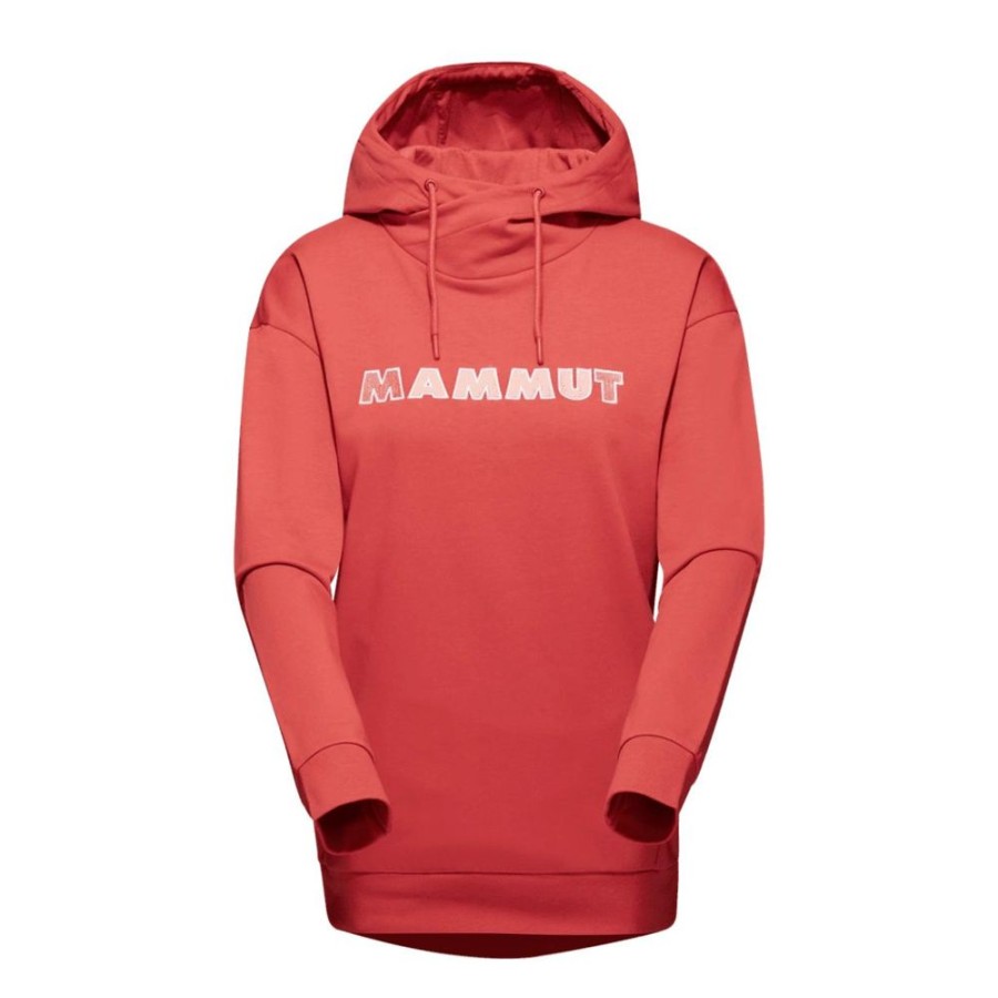 Ona mmtsklep Polary I Bluzy | Bluza Mammut Ml Hoody Women Logo Terracotta