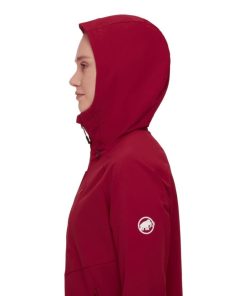 Ona mmtsklep Kurtki I Kamizelki | Kurtka Ultimate Comfort So Hooded Jacket Women Blood Red