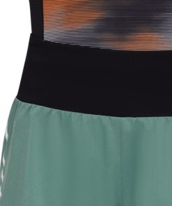 Ona mmtsklep Spodnie I Spodenki | Spodenki Do Biegania Aenergy Tr Shorts Women Dark Jade-Black