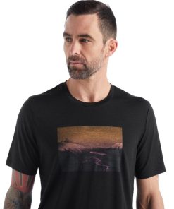 On mmtsklep Koszulki I Koszule | M Tech Lite Ii Ss Tee Mountain Mantra , Large Black