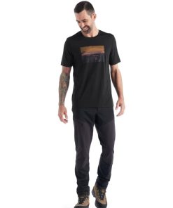 On mmtsklep Koszulki I Koszule | M Tech Lite Ii Ss Tee Mountain Mantra , Large Black