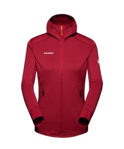 Ona mmtsklep Polary I Bluzy | Bluza Aconcagua Light Ml Hooded Jacket Women Blood Red