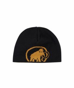 On mmtsklep Czapki Zimowe I Opaski | Czapka Mammut Logo Beanie Cheetah-Black