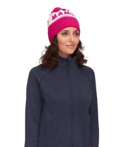 On mmtsklep Czapki Zimowe I Opaski | Czapka Peaks Beanie Pink-White