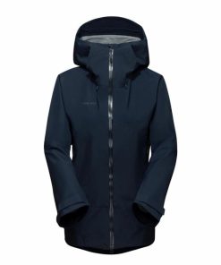 Ona mmtsklep Kurtki I Kamizelki | Kurtka Crater Hs Hooded Jacket Women Marine-Black