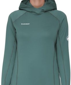 Ona mmtsklep Koszulki I Koszule | Koszulka Selun Fl Sun Hoody Women Dark Jade