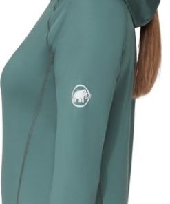 Ona mmtsklep Koszulki I Koszule | Koszulka Selun Fl Sun Hoody Women Dark Jade