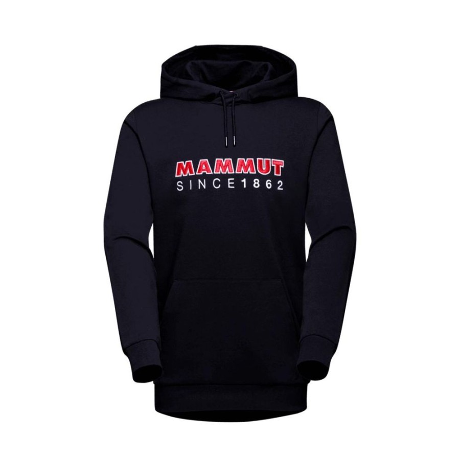 On mmtsklep Polary I Bluzy | Bluza Mammut Ml Hoody Men Logo Black-Spicy