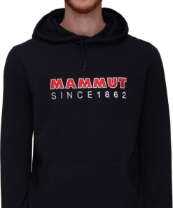 On mmtsklep Polary I Bluzy | Bluza Mammut Ml Hoody Men Logo Black-Spicy