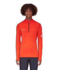 On mmtsklep Polary I Bluzy | Bluza Aenergy Ml Half Zip Pull Men Hot Red-Black