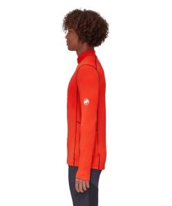 On mmtsklep Polary I Bluzy | Bluza Aenergy Ml Half Zip Pull Men Hot Red-Black