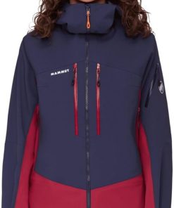 Ona mmtsklep Kurtki I Kamizelki | Kurtka Taiss Pro Hs Hooded Jacket Women Blood Red-Marine