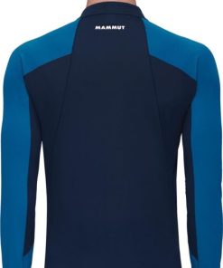 On mmtsklep Koszulki I Koszule | Koszulka Aenergy Fl Half Zip Longsleeve Men Deep Ice-Marine