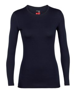 Ona mmtsklep Polary I Bluzy | W 260 Tech Ls Crewe Midnight Nav, Medium Blue