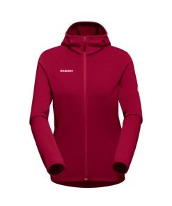 Ona mmtsklep Polary I Bluzy | Polar Aconcagua Light Ml Hooded Jacket Women Blood Red