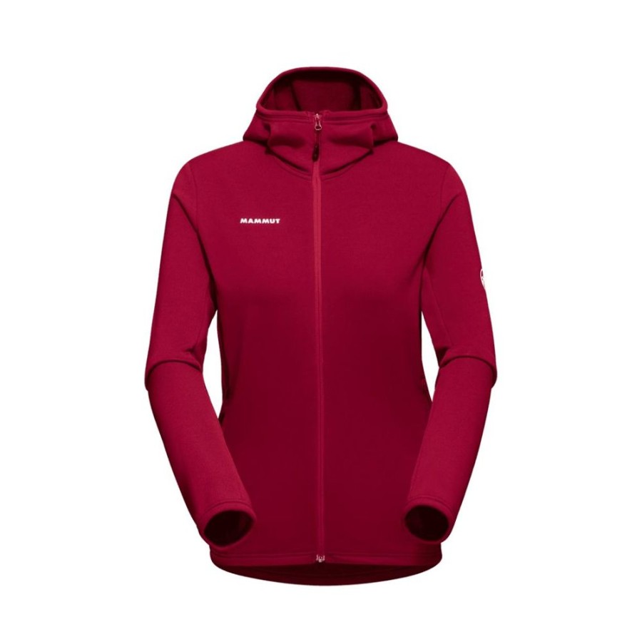 Ona mmtsklep Polary I Bluzy | Polar Aconcagua Light Ml Hooded Jacket Women Blood Red