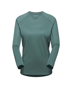 Ona mmtsklep Koszulki I Koszule | Koszulka Selun Fl Longsleeve Women Logo Dark Jade