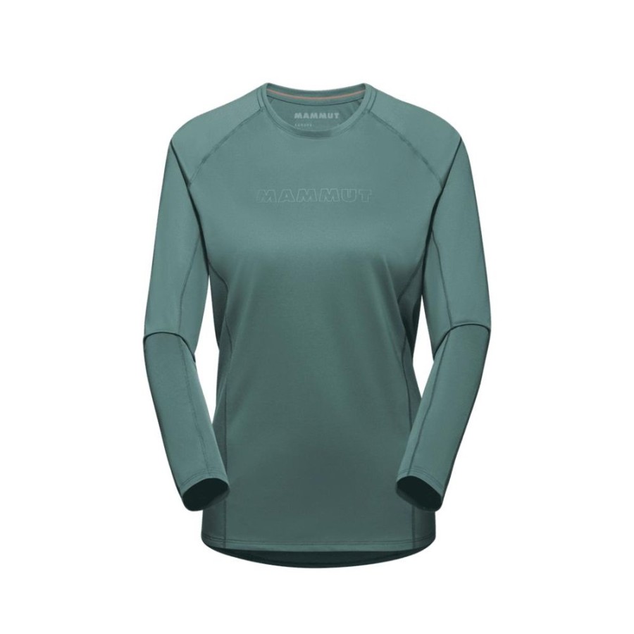 Ona mmtsklep Koszulki I Koszule | Koszulka Selun Fl Longsleeve Women Logo Dark Jade