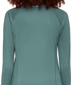 Ona mmtsklep Koszulki I Koszule | Koszulka Selun Fl Longsleeve Women Logo Dark Jade