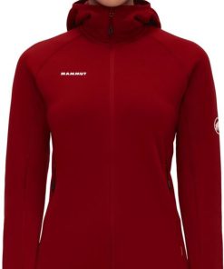 Ona mmtsklep Polary I Bluzy | Polar Aconcagua Ml Hooded Jacket Women Blood Red