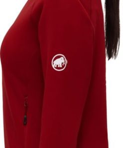 Ona mmtsklep Polary I Bluzy | Polar Aconcagua Ml Hooded Jacket Women Blood Red