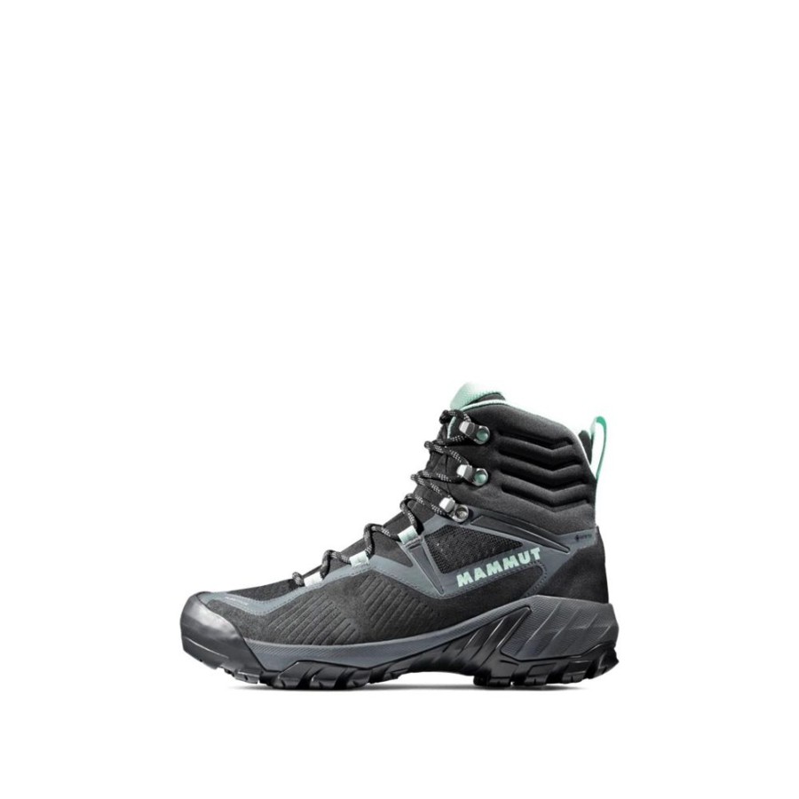 Ona mmtsklep Buty Trekkingowe | Buty Sapuen High Gtx Women Dark Steel-Neo Mint